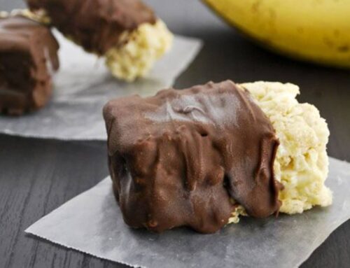 Rice Krispy with Chocolate and Banana