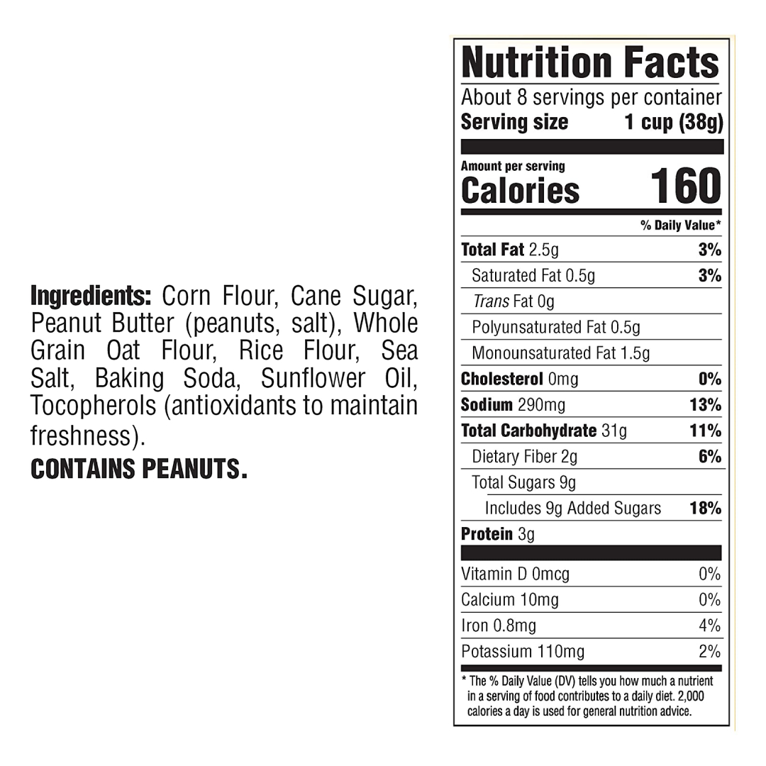 BARBARA'S Puffins Peanut Butter Cereal ingredients