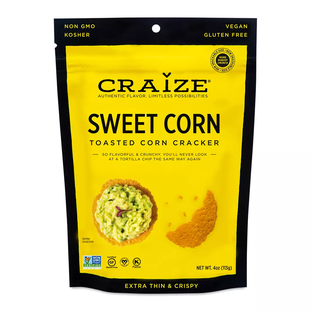 crqize Toasted Corn Crackers Sweet Corn healthier kosher have willpower healthy kosher crackers