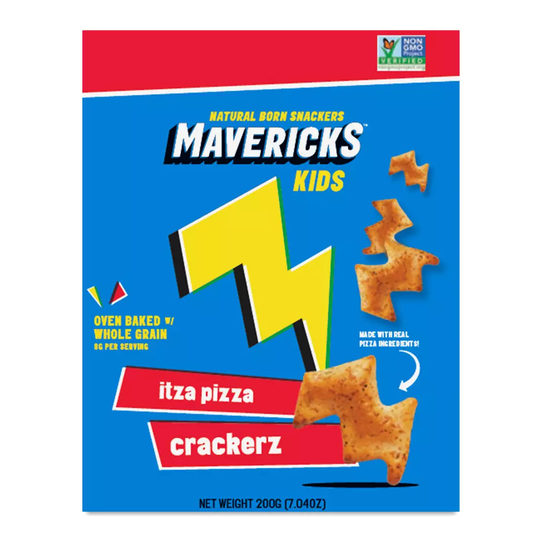Itza Pizza Crackerz maverick snacks healthy kosher crackers have willpower