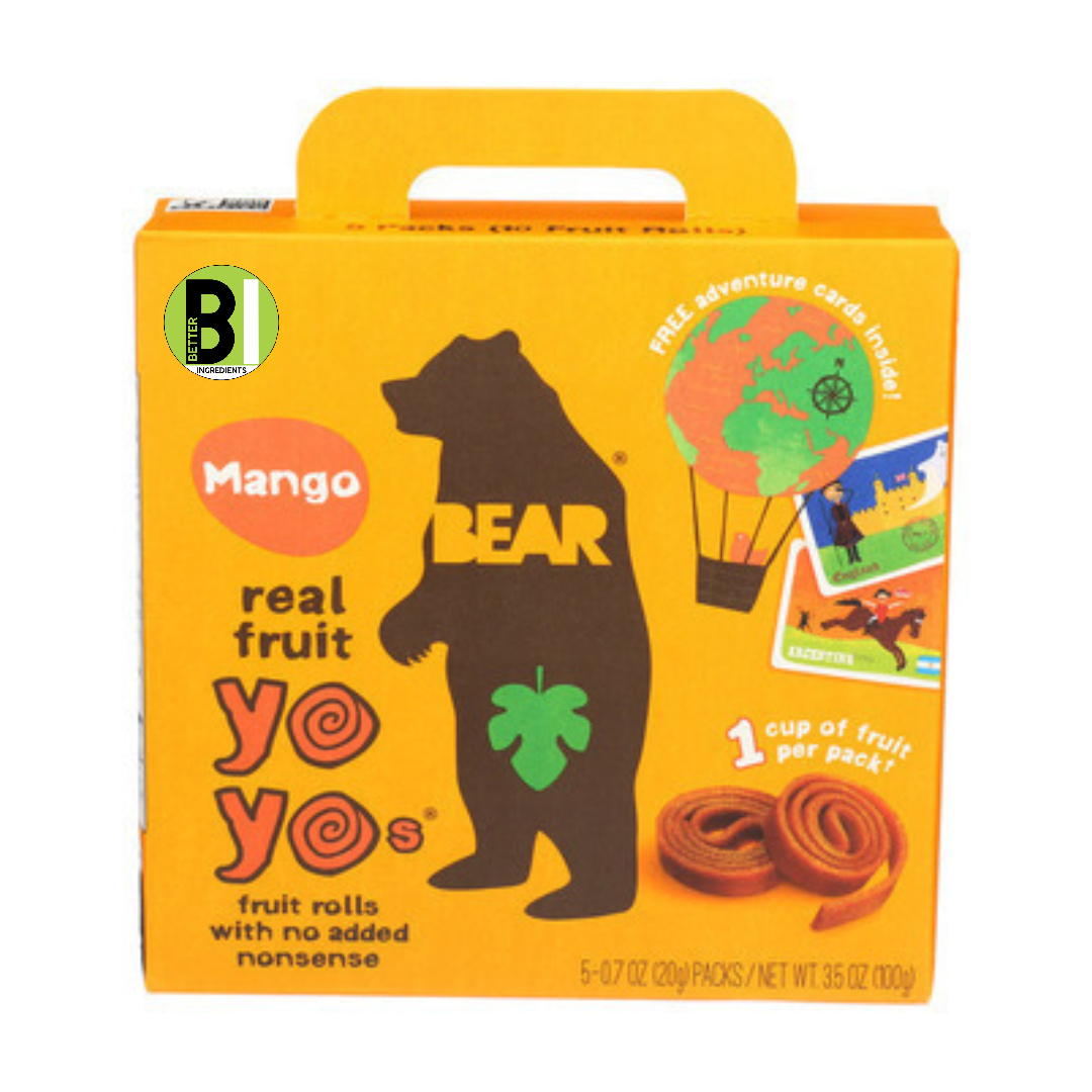 BEAR Real Fruit Yoyos have willpower healthy kosher fruit snacks