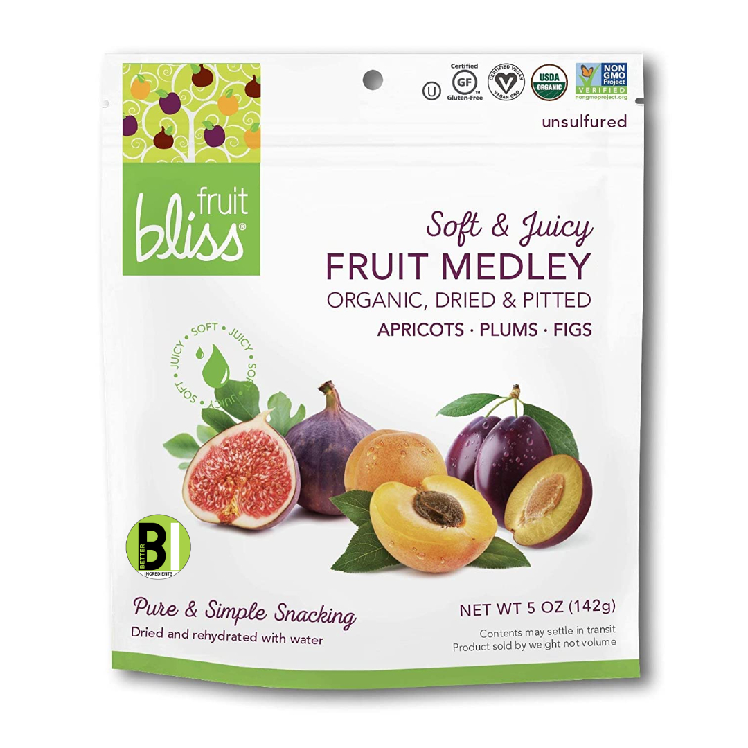 Fruit Bliss Dried Fruit Mix have willpower healthy kosher fruit snacks