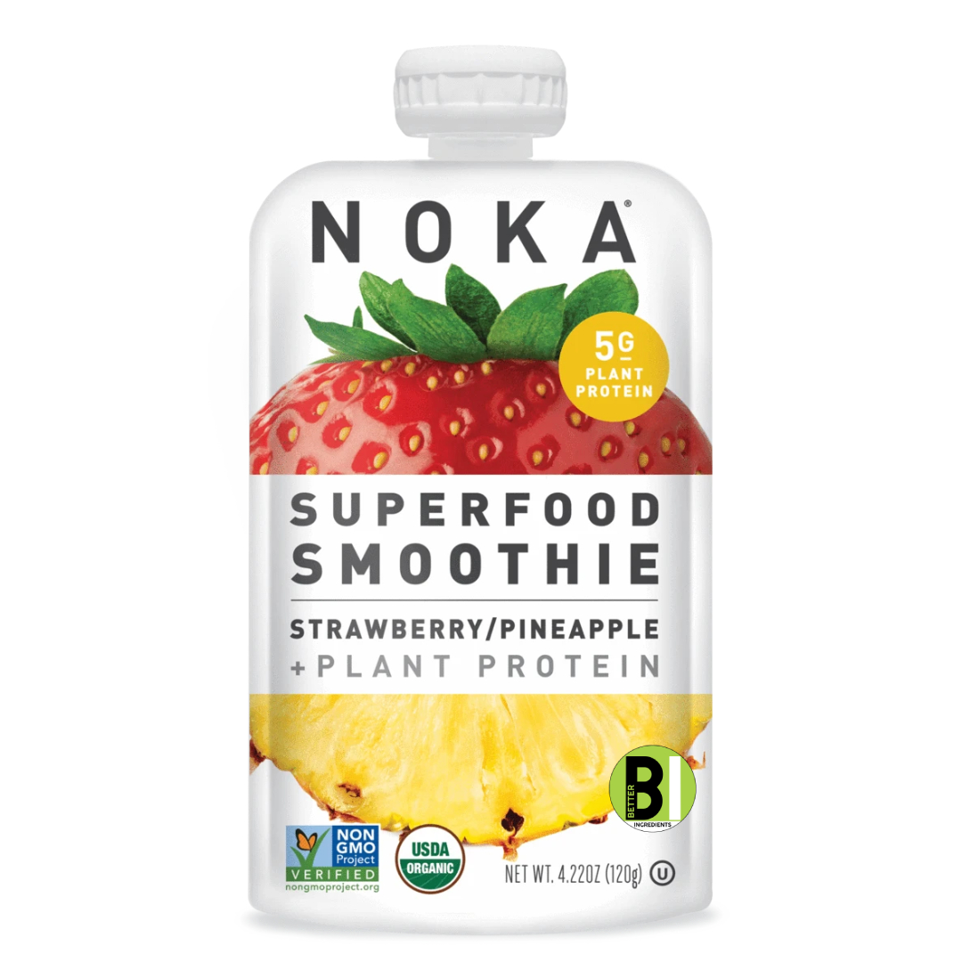 NOKA Superfood Smoothie Pouches ingredients