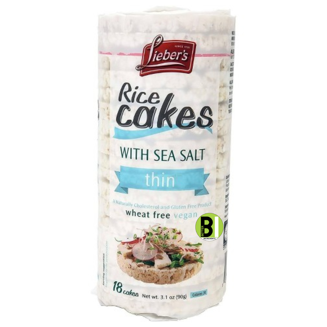 LIEBERS Rice Cakes have willpower healthy kosher rice cakes