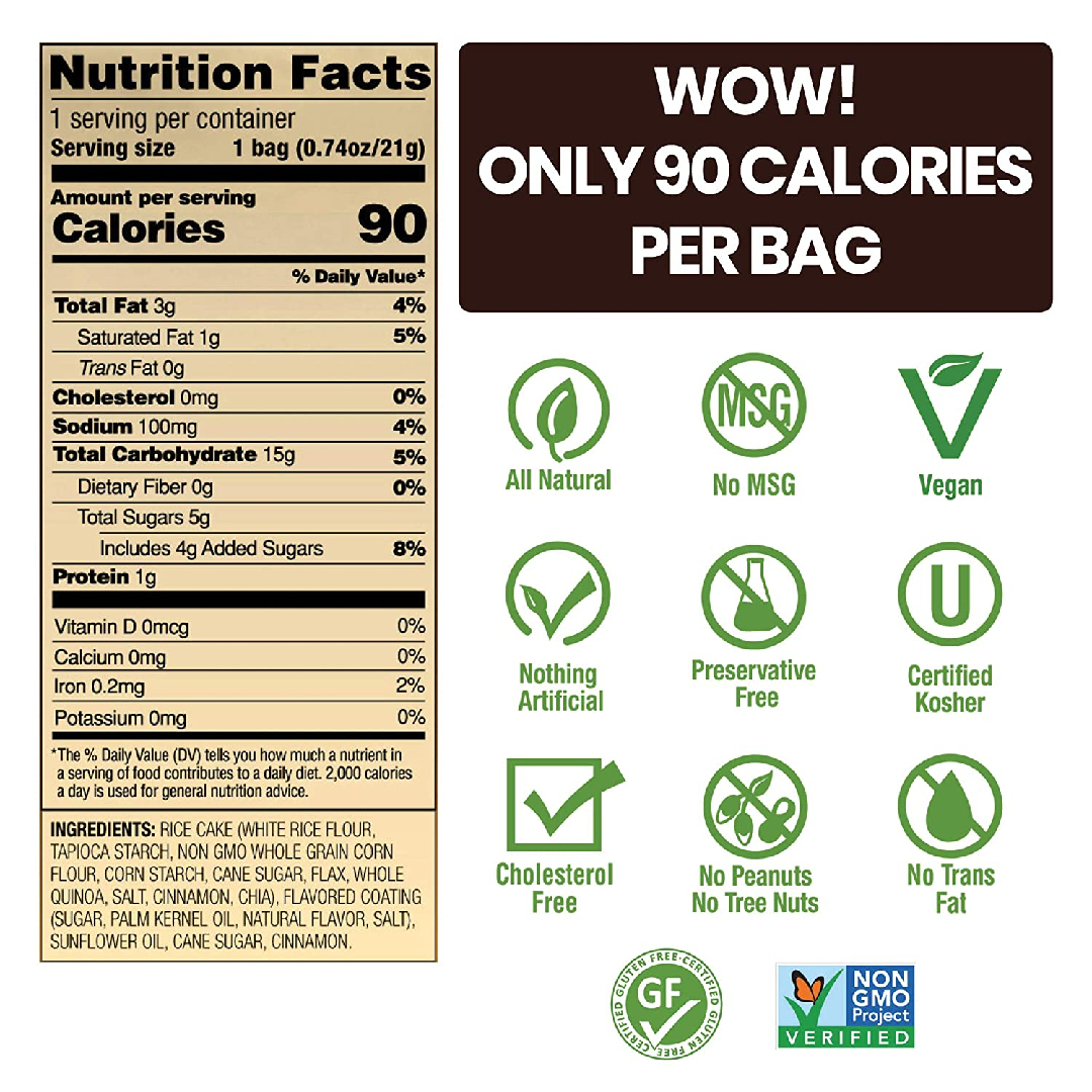 Drizzilicious healthy kosher rice cakes have willpower
