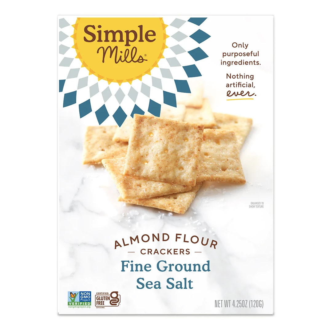 Simple Mills Almond Flour Sea Salt Crackers kosher healthy