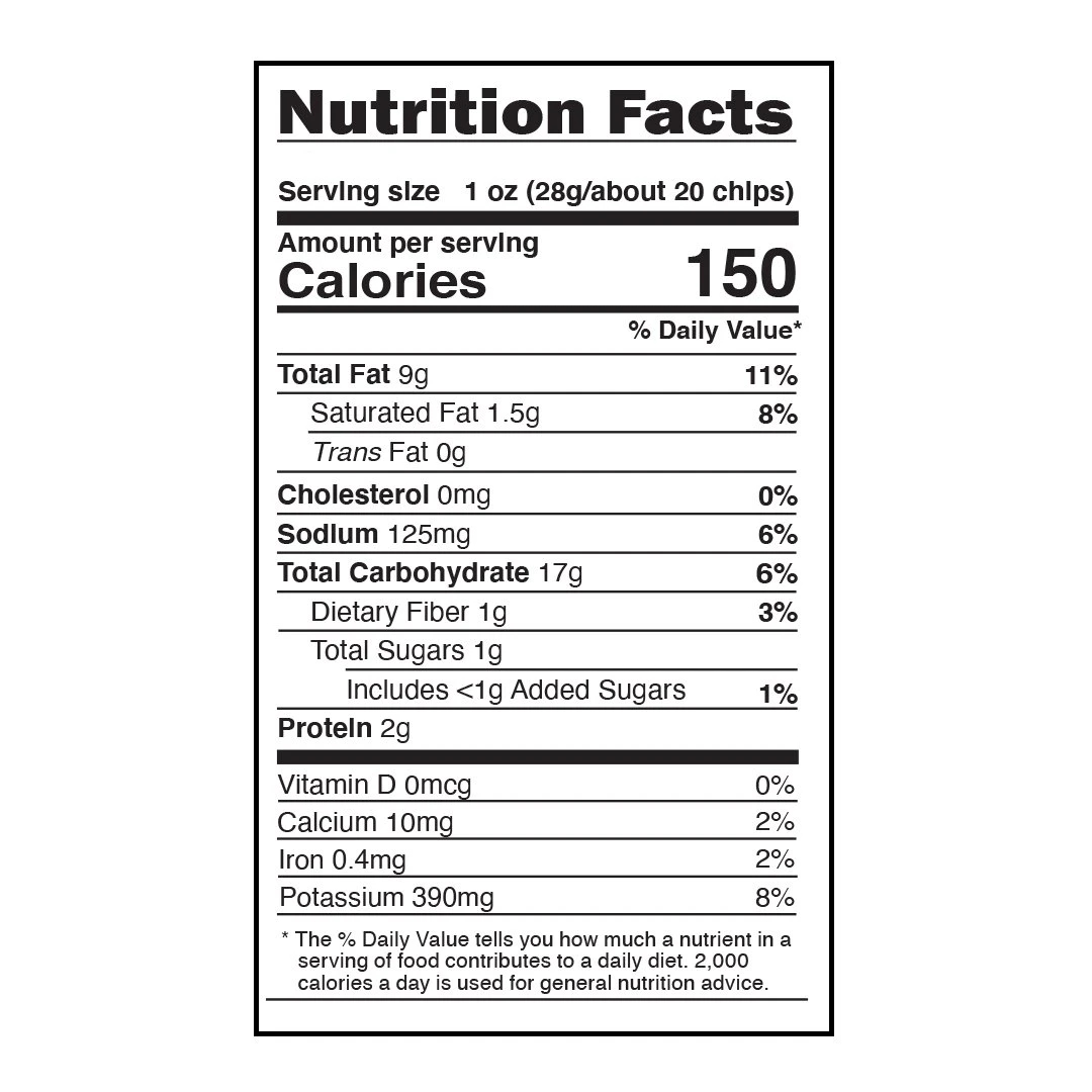 kosher avocado oil chips