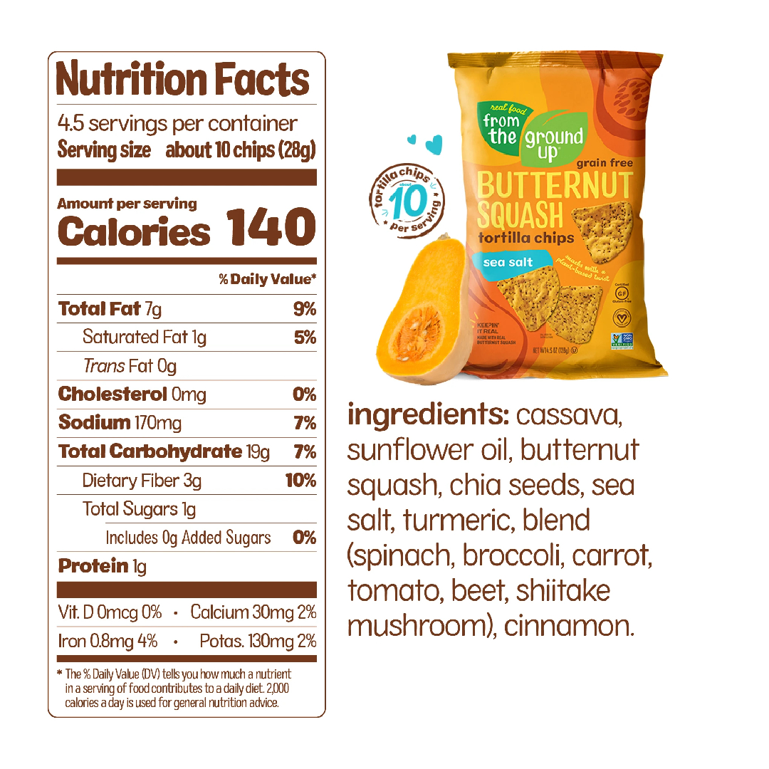 butternut squash kosher chips from the ground up