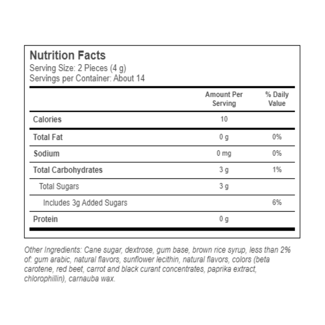 healthy kosher chewing gum ingredients tree huggers
